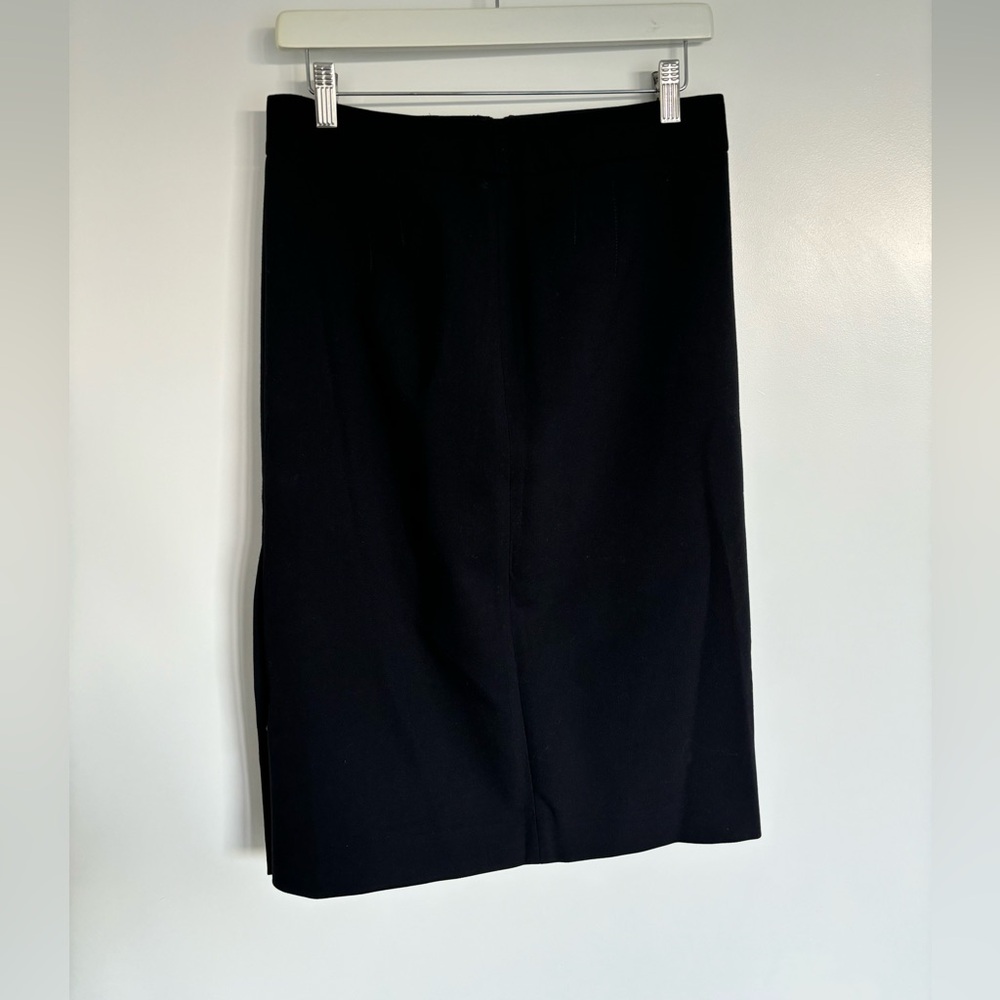 Ann Taylor Loft black pencil skirt with small slit